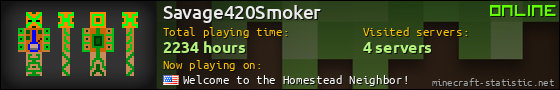 Savage420Smoker userbar 560x90