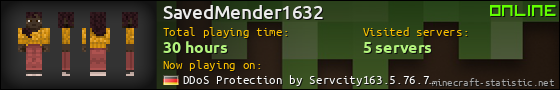 SavedMender1632 userbar 560x90