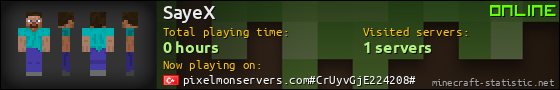 SayeX userbar 560x90