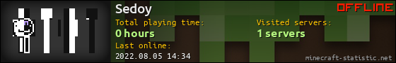 Sedoy userbar 560x90