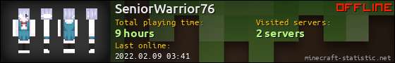 SeniorWarrior76 userbar 560x90