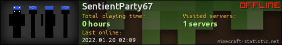 SentientParty67 userbar 560x90