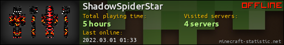 ShadowSpiderStar userbar 560x90