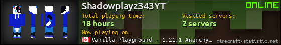 Shadowplayz343YT userbar 560x90