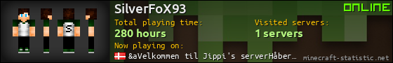 SilverFoX93 userbar 560x90