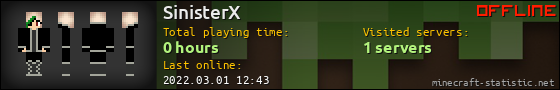 SinisterX userbar 560x90