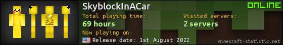 SkyblockInACar userbar 560x90