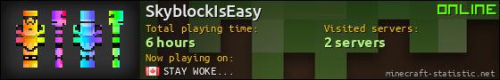 SkyblockIsEasy userbar 560x90