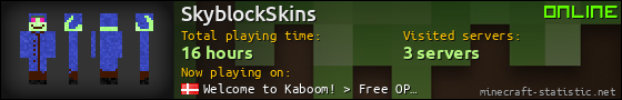 SkyblockSkins userbar 560x90