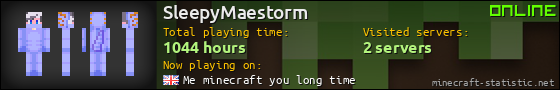 SleepyMaestorm userbar 560x90