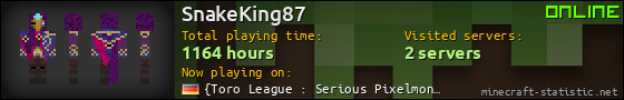 SnakeKing87 userbar 560x90