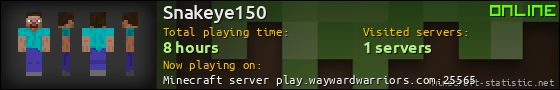 Snakeye150 userbar 560x90
