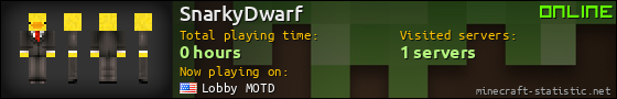 SnarkyDwarf userbar 560x90