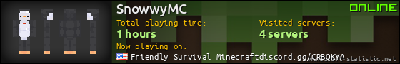 SnowwyMC userbar 560x90