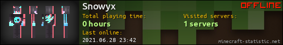 Snowyx userbar 560x90