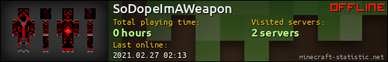 SoDopeImAWeapon userbar 560x90