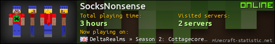 SocksNonsense userbar 560x90