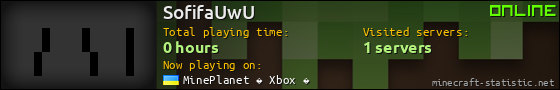 SofifaUwU userbar 560x90