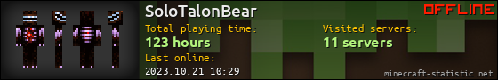 SoloTalonBear userbar 560x90