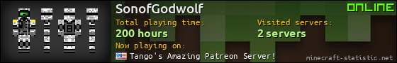 SonofGodwolf userbar 560x90