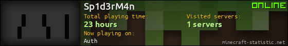 Sp1d3rM4n userbar 560x90
