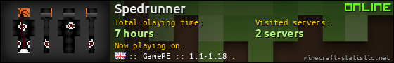 Spedrunner userbar 560x90