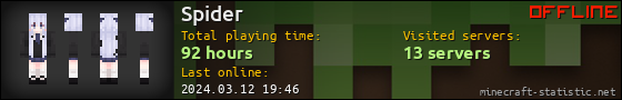 Spider userbar 560x90