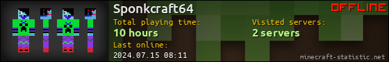 Sponkcraft64 userbar 560x90