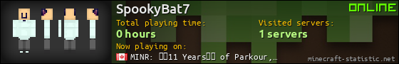 SpookyBat7 userbar 560x90