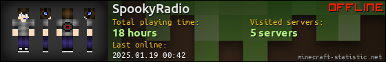 SpookyRadio userbar 560x90