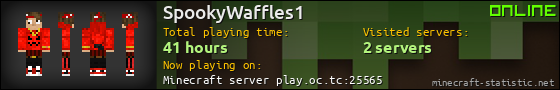 SpookyWaffles1 userbar 560x90