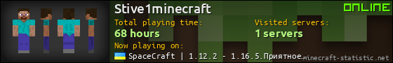 Stive1minecraft userbar 560x90