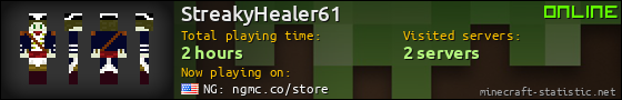 StreakyHealer61 userbar 560x90