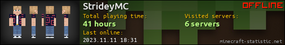StrideyMC userbar 560x90