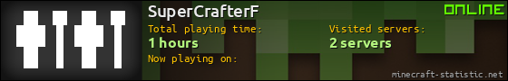 SuperCrafterF userbar 560x90