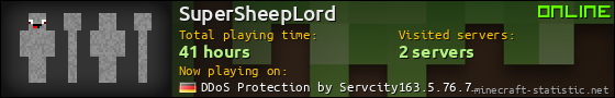 SuperSheepLord userbar 560x90