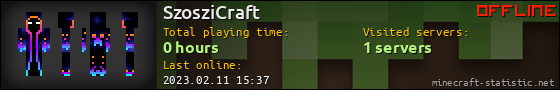 SzosziCraft userbar 560x90