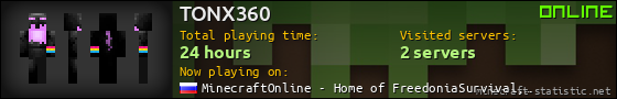 TONX360 userbar 560x90