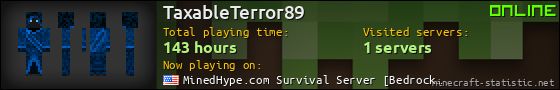 TaxableTerror89 userbar 560x90