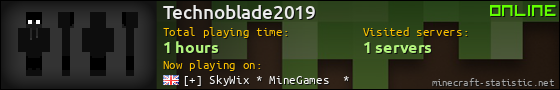 Technoblade2019 userbar 560x90