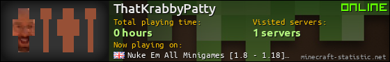 ThatKrabbyPatty userbar 560x90