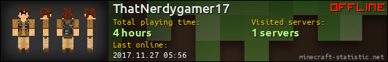 ThatNerdygamer17 userbar 560x90