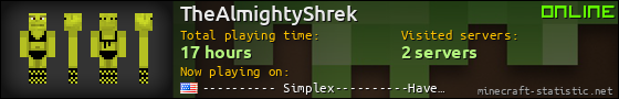 TheAlmightyShrek userbar 560x90