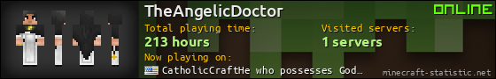 TheAngelicDoctor userbar 560x90