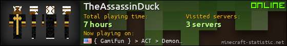 TheAssassinDuck userbar 560x90