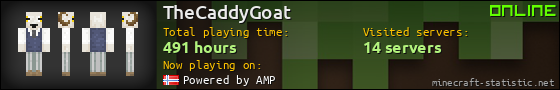 TheCaddyGoat userbar 560x90