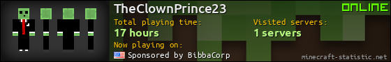 TheClownPrince23 userbar 560x90