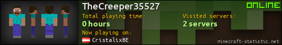 TheCreeper35527 userbar 560x90