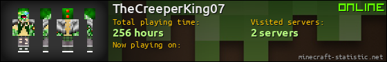 TheCreeperKing07 userbar 560x90