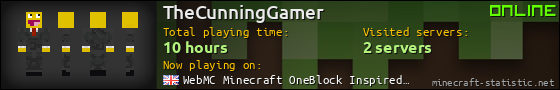 TheCunningGamer userbar 560x90